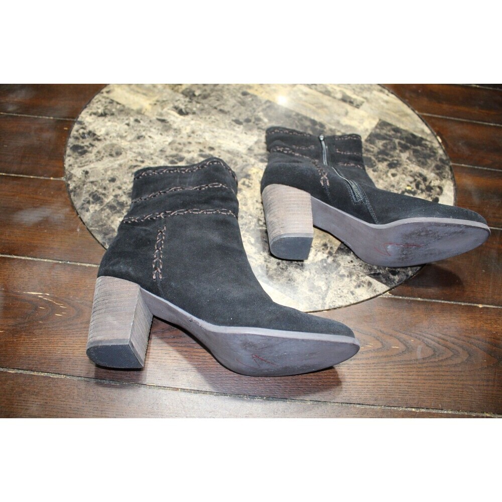 Band of Gypsies Aurora Ankle Boots Black Suede Women's Size 7